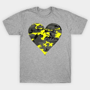 Camouflage Yellow Colorful pattern 2020 T-Shirt